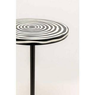 KARE Design Table d&#039;appoint Domero Swirl ronde 25  