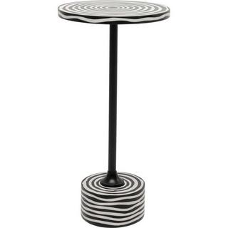KARE Design Table d&#039;appoint Domero Swirl ronde 25  