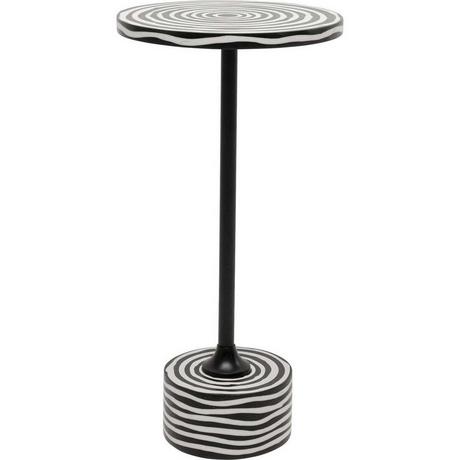 KARE Design Table d&#039;appoint Domero Swirl ronde 25  