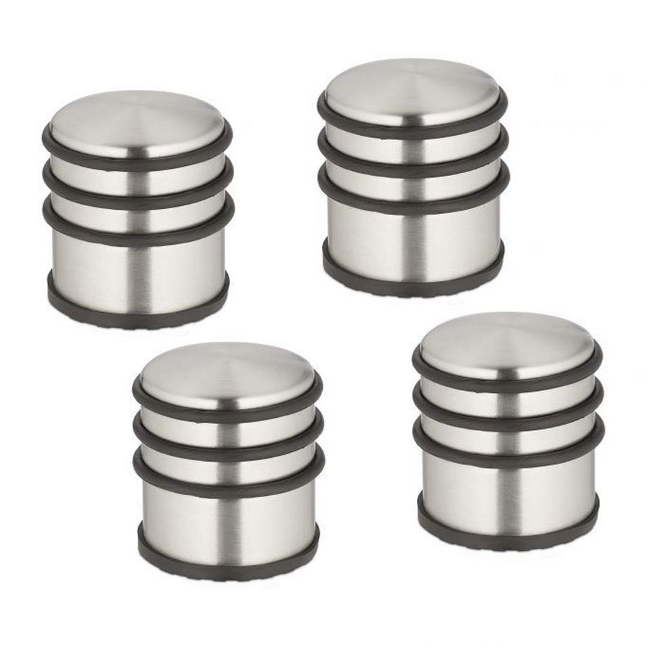 Fermaporta in acciaio inox - 4 pezzi