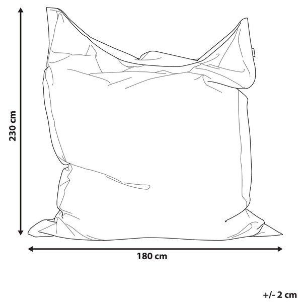 Beliani Poltrona sacco gigante en Nylon Moderno FUZZY  
