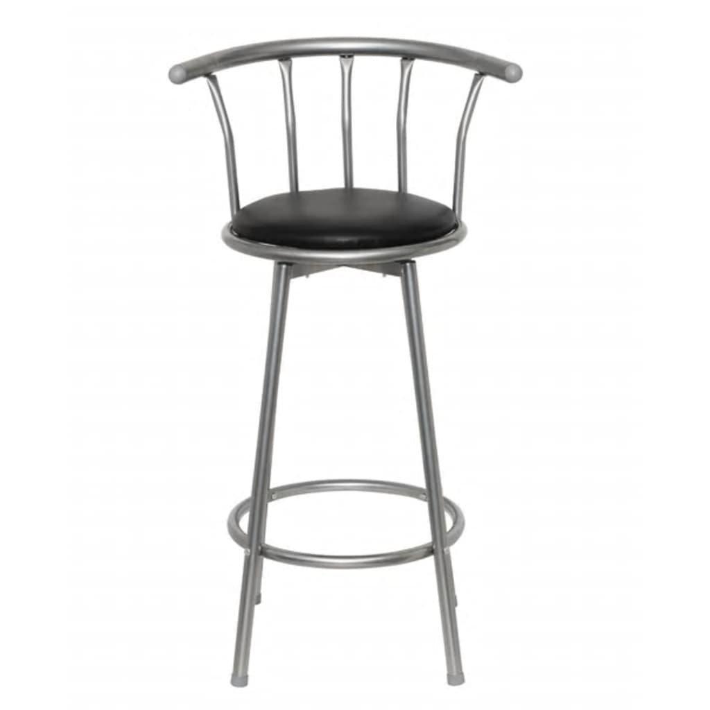 VidaXL Tabouret de bar cuir artificiel  