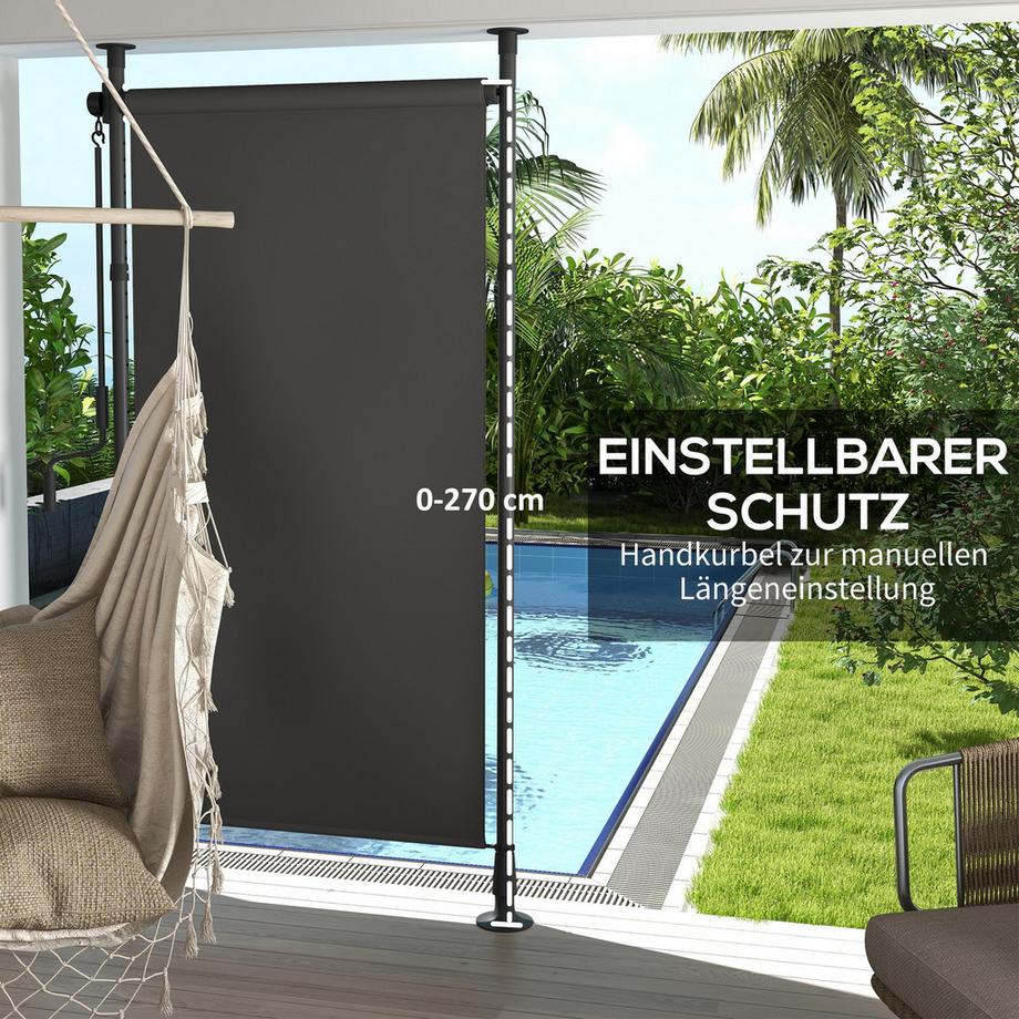 Outsunny Senkrechtmarkise  