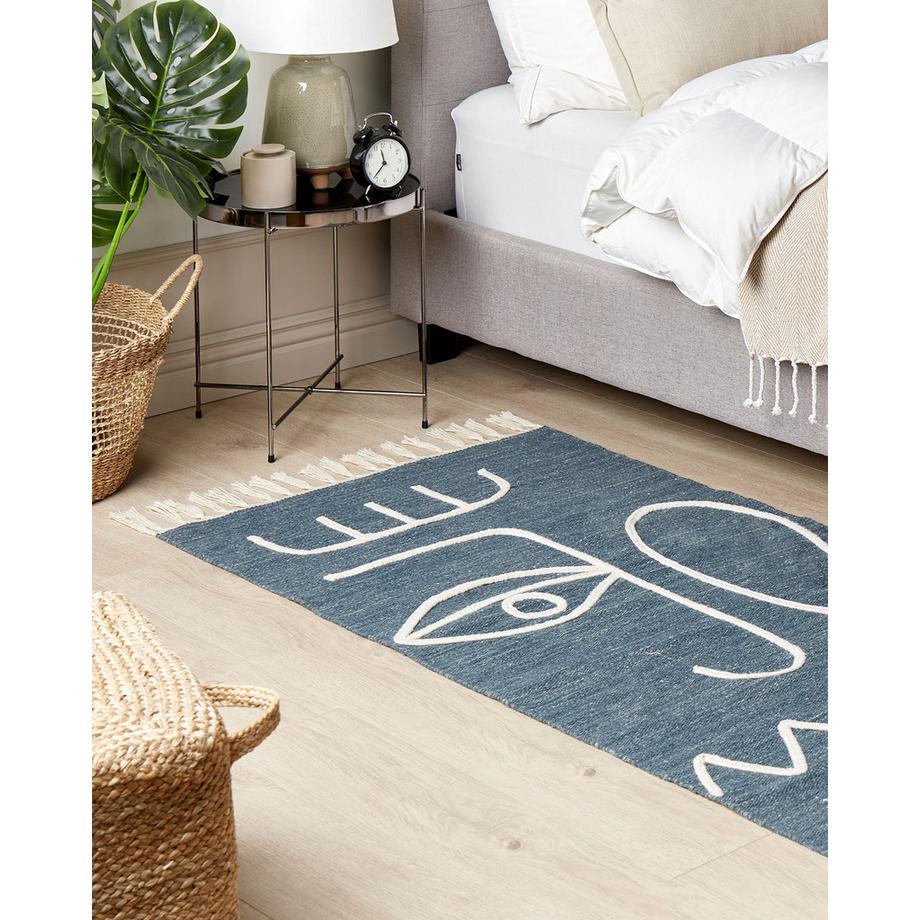 Beliani Tapis d'extérieur en Polyester  YAVU  