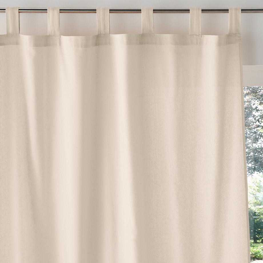 La Redoute Intérieurs  Vorhang aus reiner Baumwolle mit Schlaufen 