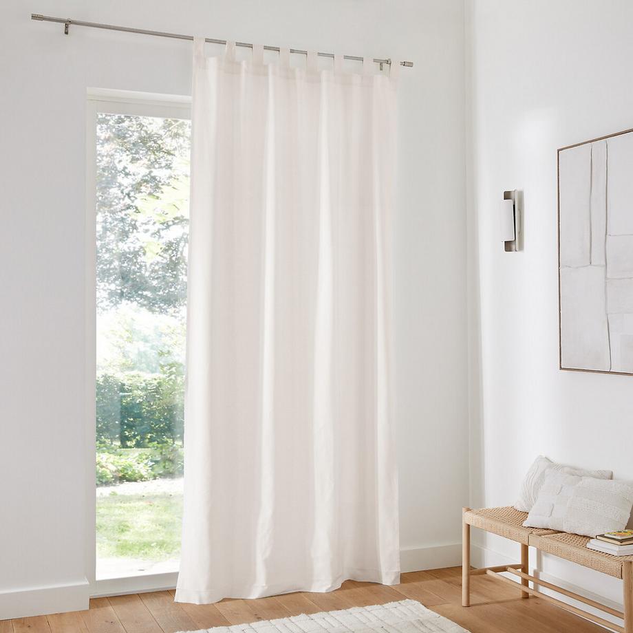 La Redoute Intérieurs  Vorhang aus reiner Baumwolle mit Schlaufen 