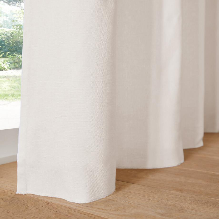 La Redoute Intérieurs  Vorhang aus reiner Baumwolle mit Schlaufen 