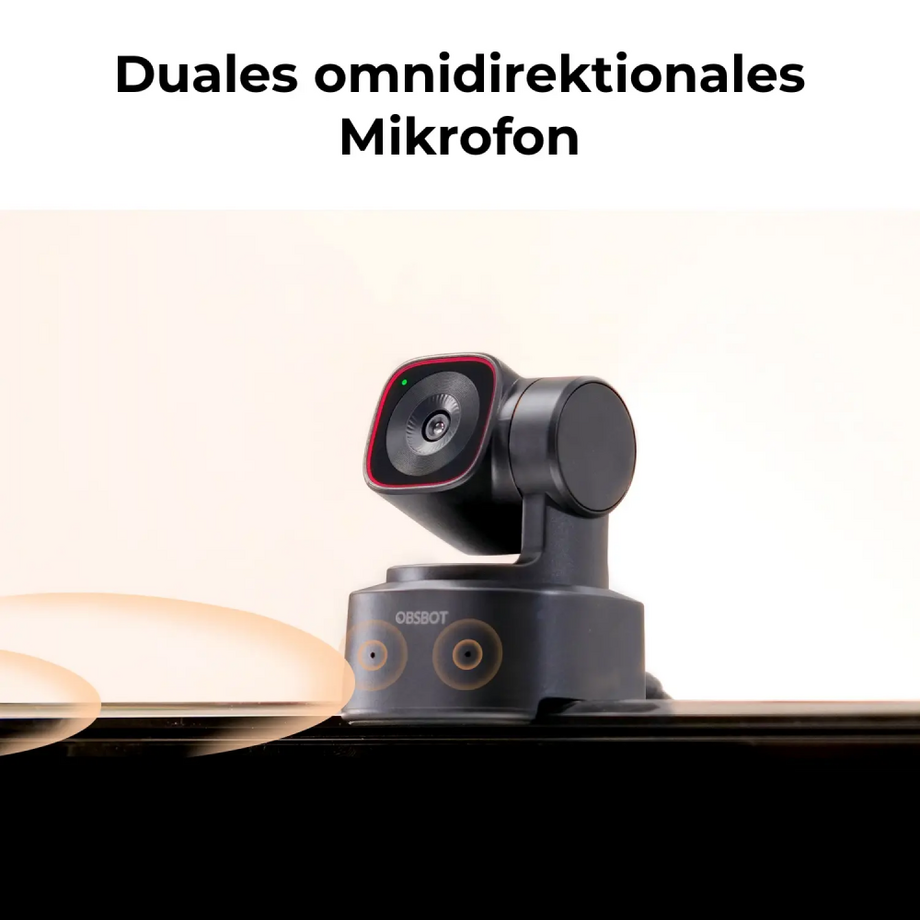 Obsbot  Tiny 2 Lite AI-gesteuerte 4K PTZ Webcam 