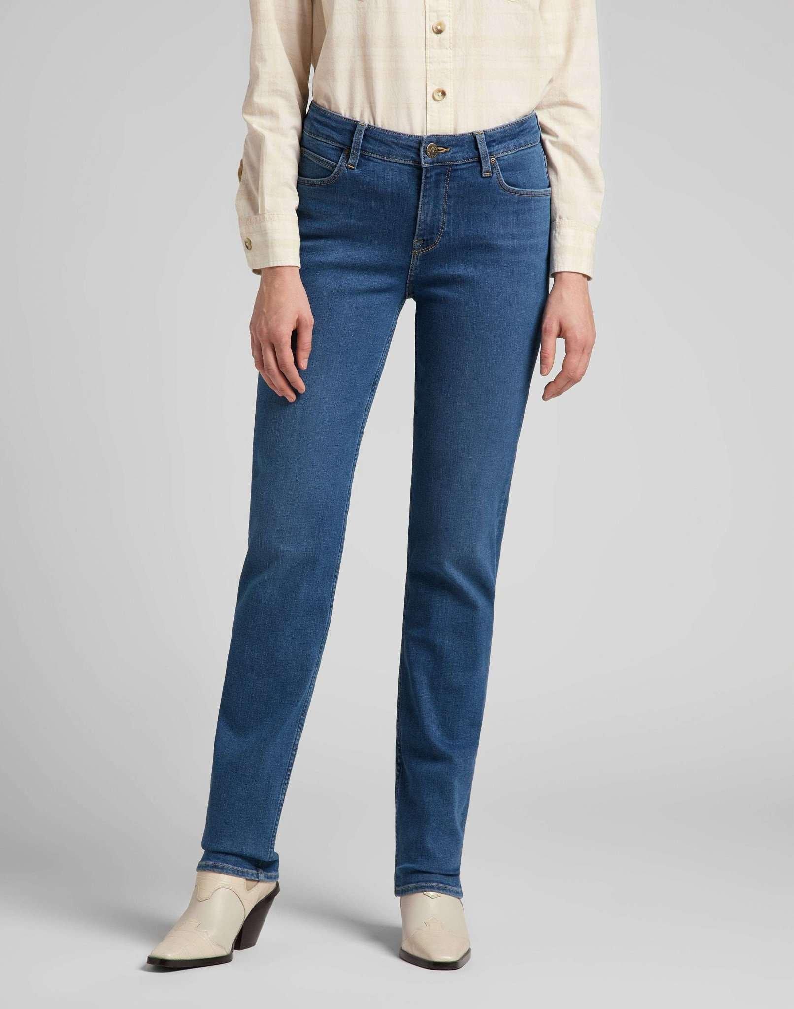 Image of Jeans Straight Leg Marion Damen Blau Denim L31/W32