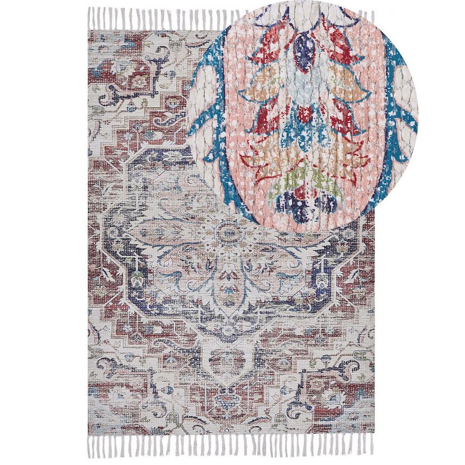 Beliani Tappeto en Poliestere  KELKIT  