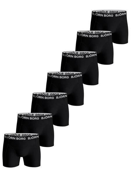 Image of Boxershort 7er Pack Stretch-essential Boxer 7p Herren Schwarz M
