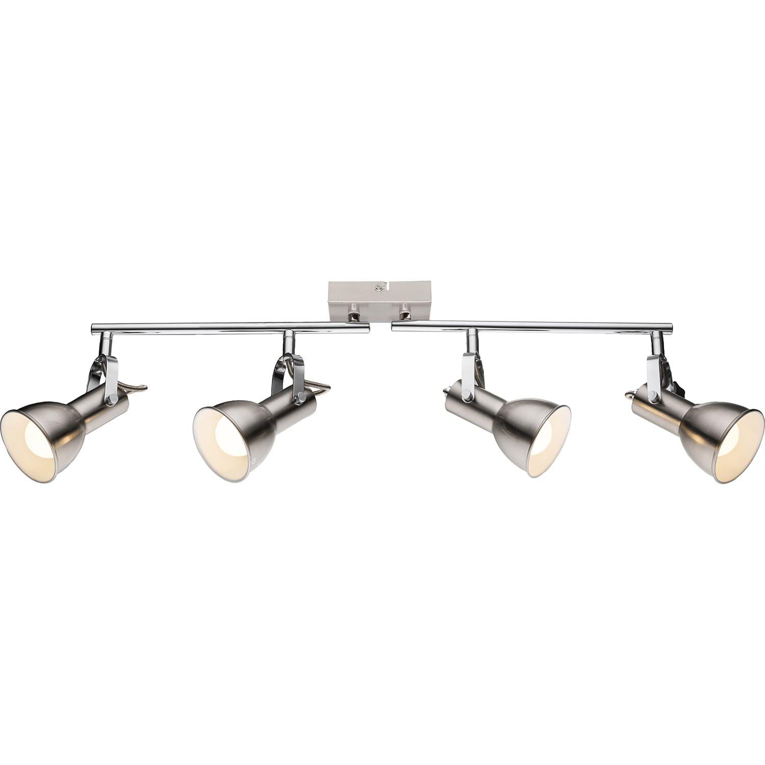 Image of Strahler nickel matt 4xE14 Strahler nickel matt 4xE14