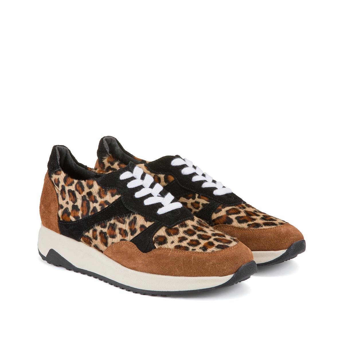 Image of Sneakers Mit Leoparden-print Damen Braun 41