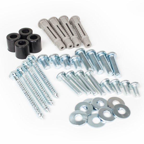 Tectake  Supporto per montaggio a parete per monitor 26-75” (66-191cm), VESA max. 400 x 400, carico massimo 100 kg 