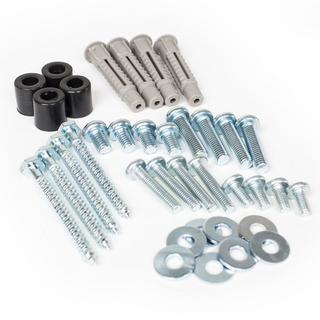 Tectake  Supporto per montaggio a parete per monitor 26-75” (66-191cm), VESA max. 400 x 400, carico massimo 100 kg 