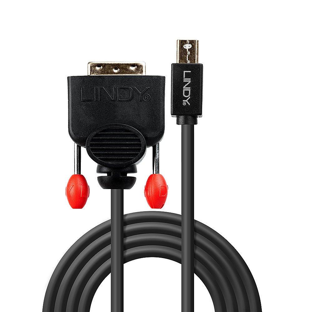 LINDY  Lindy 41953 Videokabel-Adapter 3 m Mini DisplayPort DVI-D Schwarz 