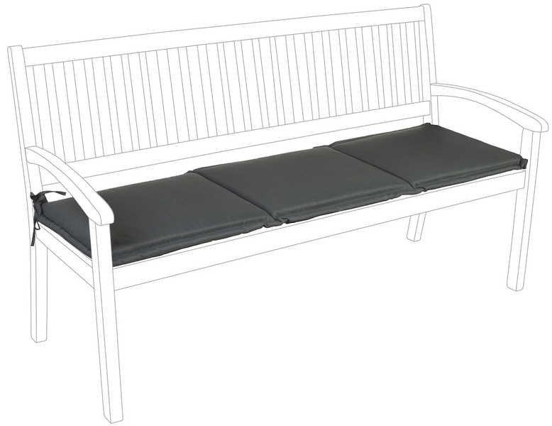 Image of Kissen Anthrazit Bank 3 Sitzer Kissen Anthrazit Bank 3 Sitzer