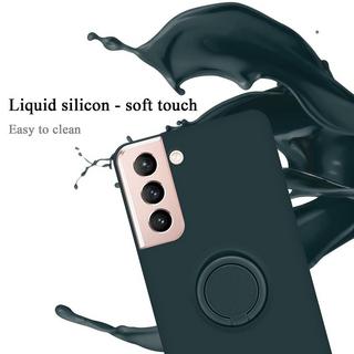 Cadorabo  Hülle für Samsung Galaxy S21 5G TPU Silikon mit Ring Liquid 