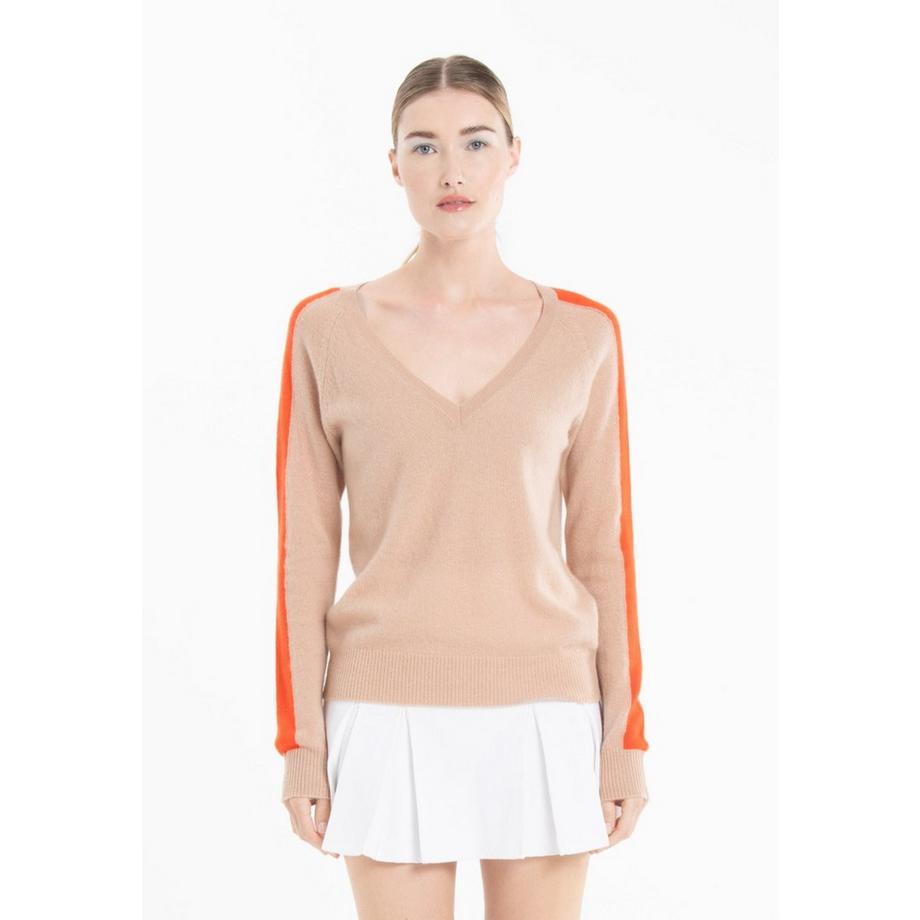 Pull col V femme en cachemire - RIA 1