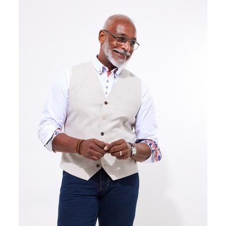 Joe Browns Weste aus gewebter Leinenmischung  