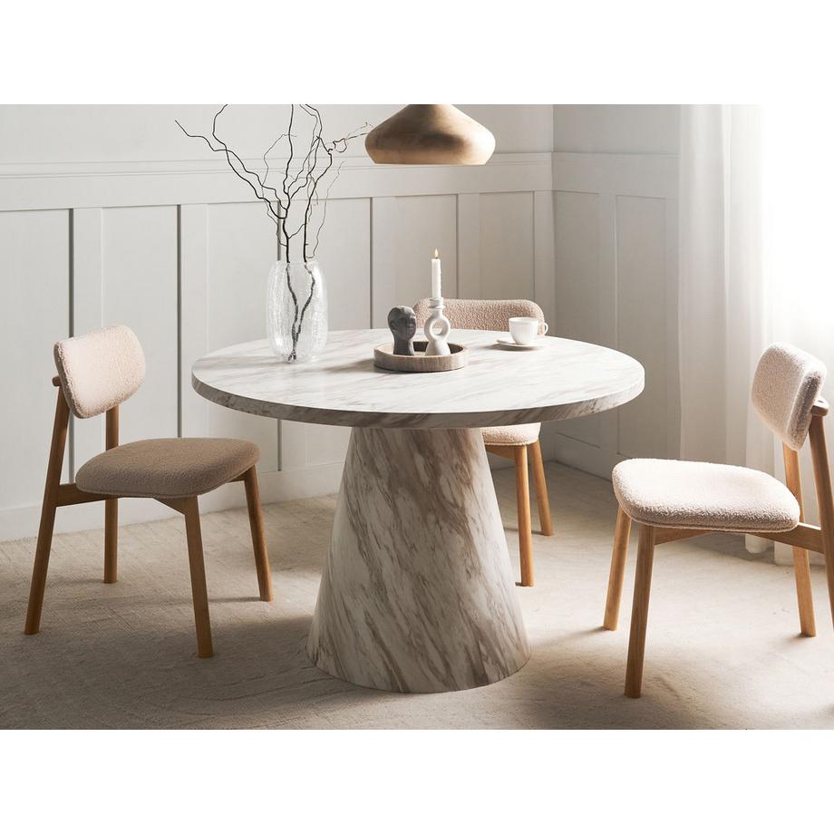 Beliani Table de repas en MDF Moderne MERE  