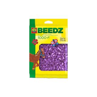 SES  Beedz Bügelperlen Nachfüllpack Violett (1000Teile) 