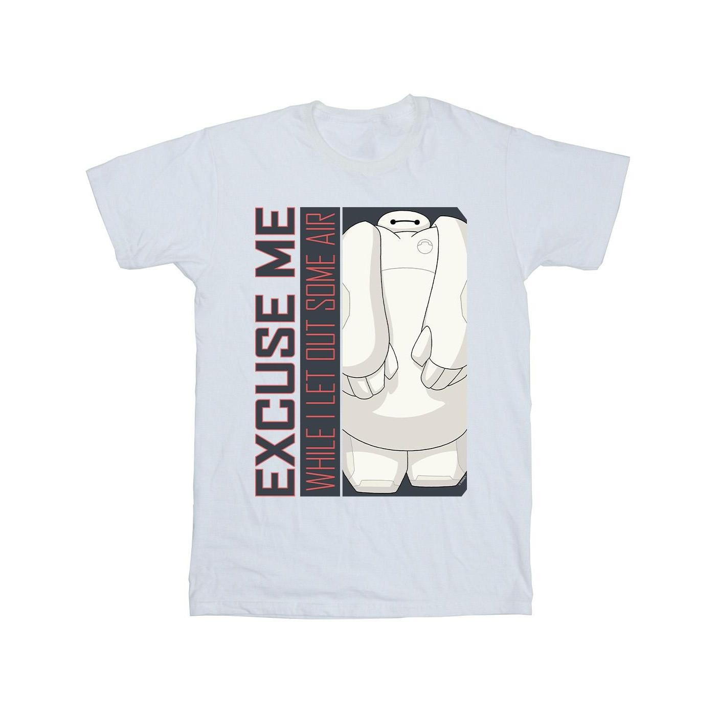 Image of Big Hero 6 Baymax Excuse Me Some Air Tshirt Herren Weiss XXL
