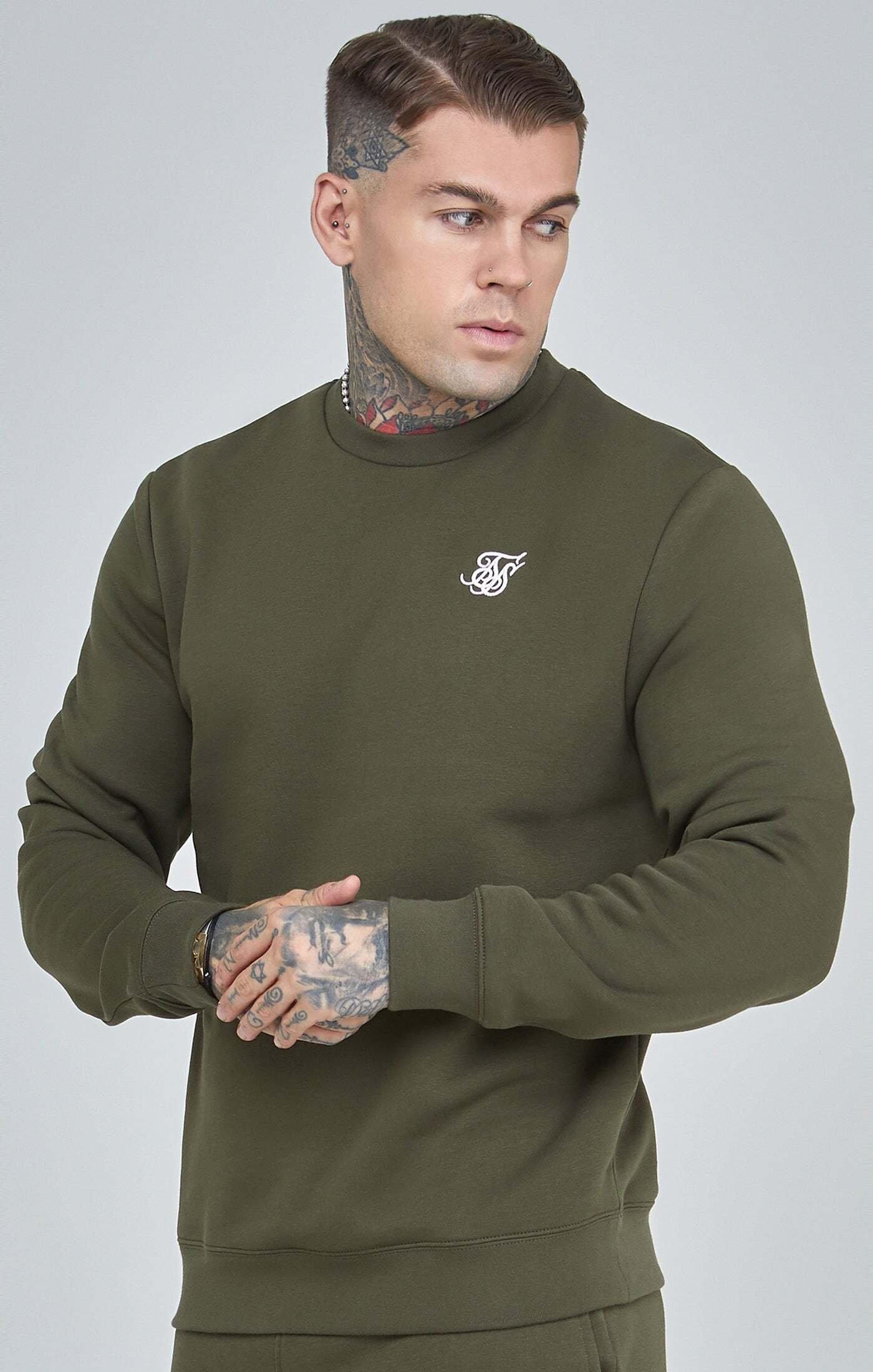 Sik Silk  Sweatshirts Khaki Essential Sweatshirt 