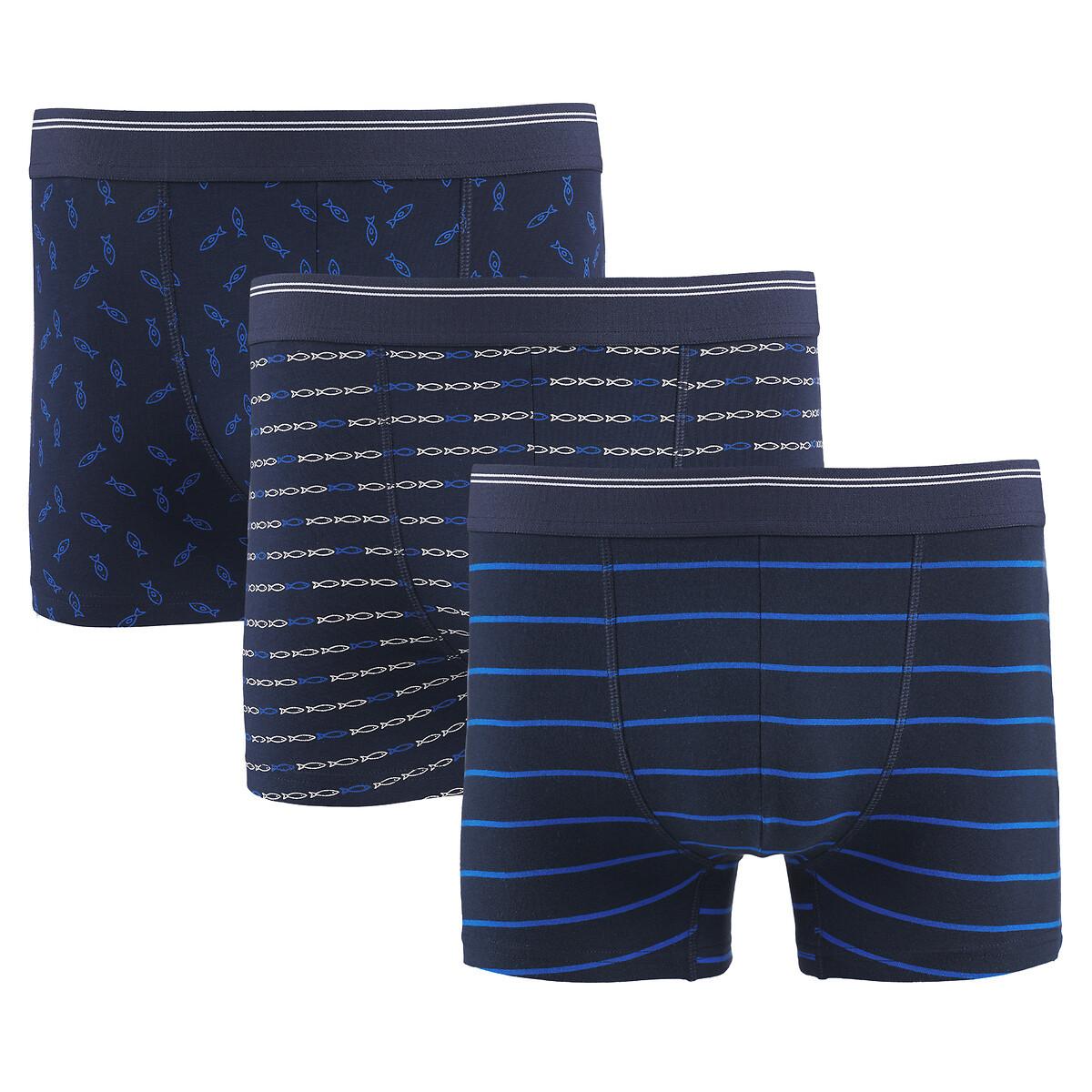 Image of 3er-pack Boxerpants Herren Blau XXL