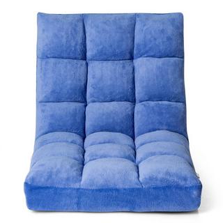 Northio Sedia da terra sedia da terra regolabile con schienale cuscino da pavimento 105 x 56 x 15 cm blu  