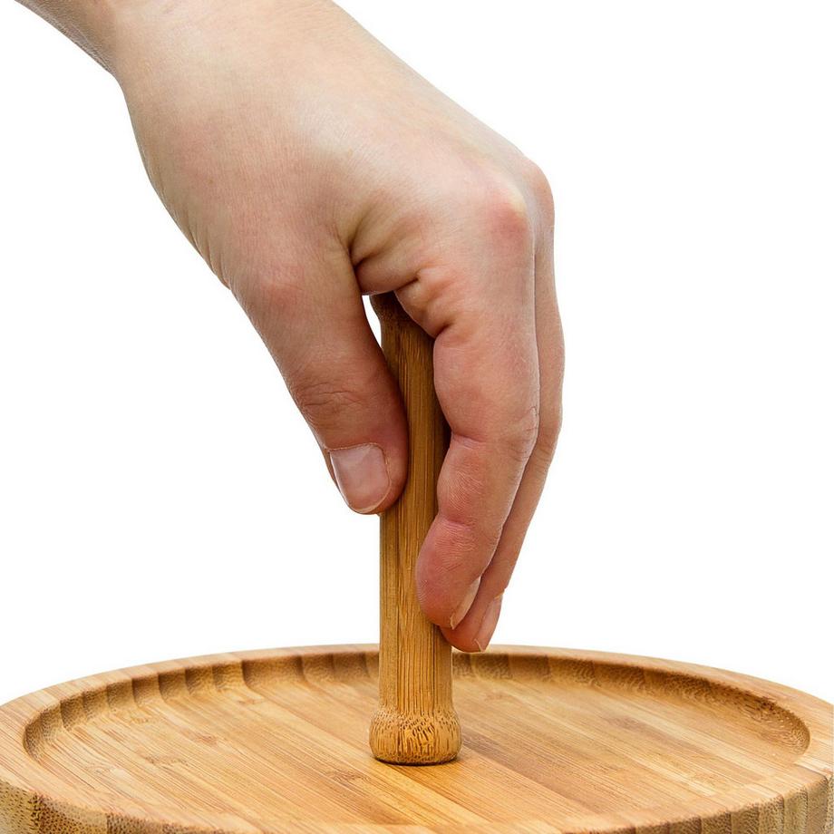 B2X  plateau en bambou à 2 niveaux 