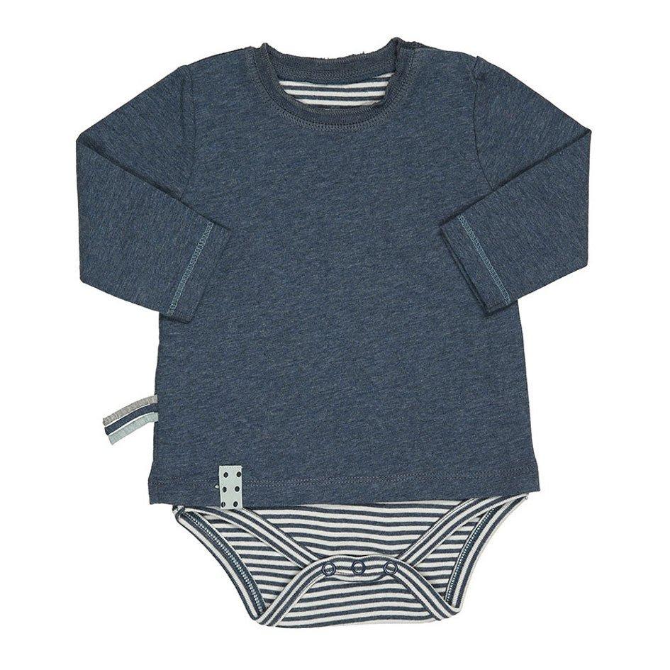 Image of Langarm-bodyshirt Unisex Indigo 18-24M