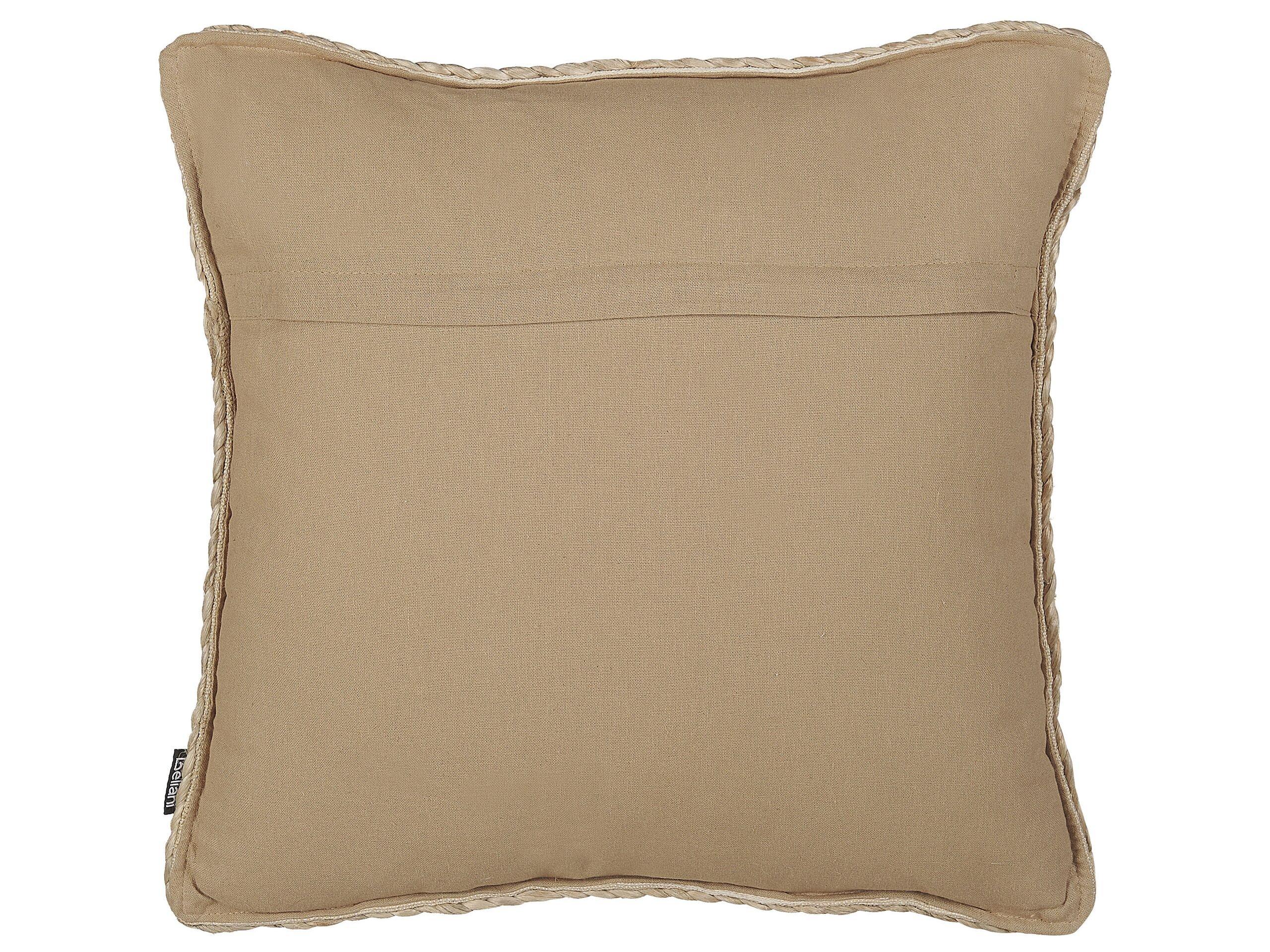 Beliani Coussin en Jute Boho ELLIOTTIA  