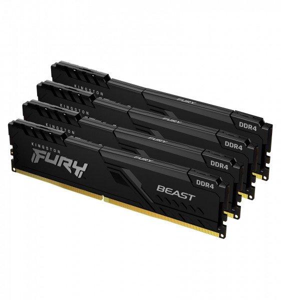 Kingston  FURY Beast (4 x 16GB, DDR4-3200, DIMM 288 pin) 