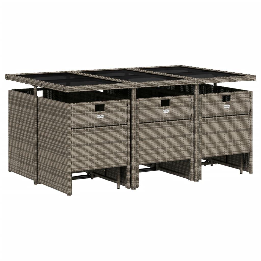 VidaXL Garten essgruppe poly-rattan  