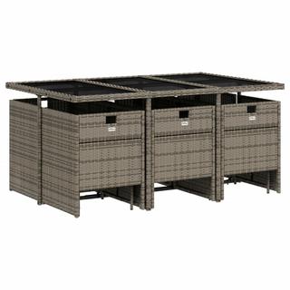 VidaXL Garten essgruppe poly-rattan  