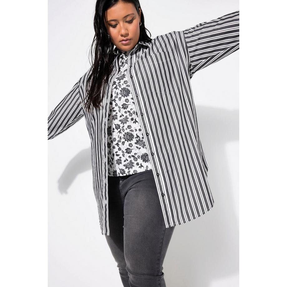 Studio Untold Chemisier Oversize Rayures  