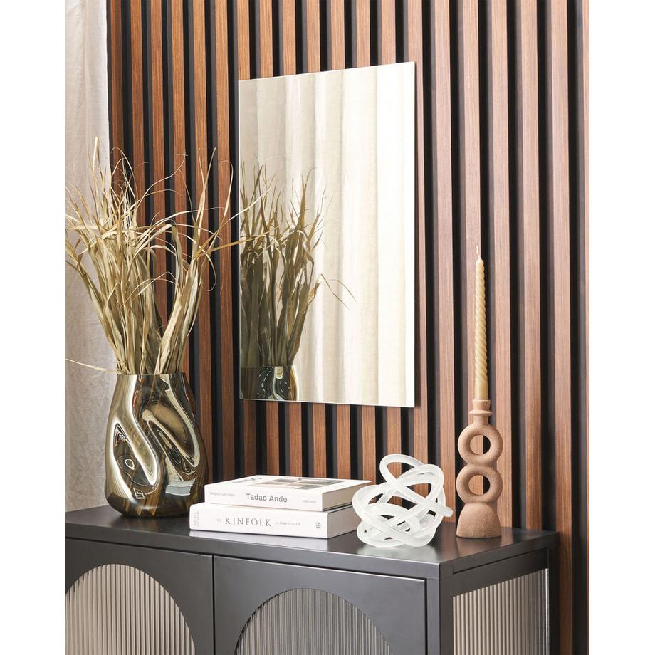 Beliani Wandspiegel aus Glas Skandinavisch ANGERS  