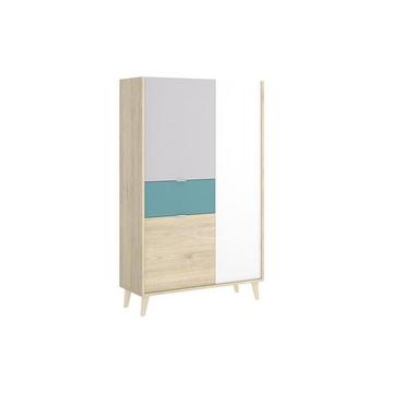 Buffet haut BICA 3 portes 1 tiroir Multicolore