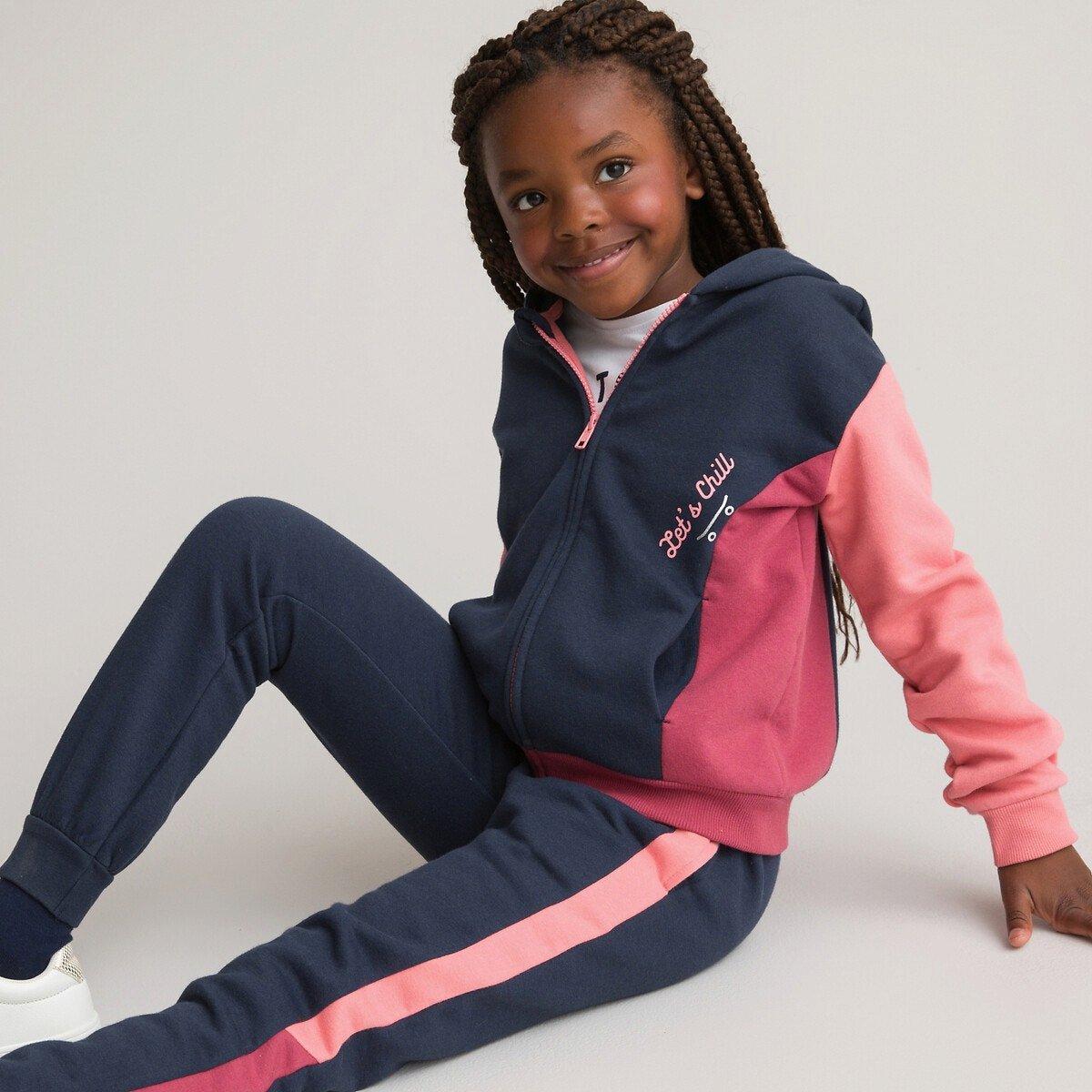 Image of Kapuzensweatjacke Mit Reissverschluss Mädchen Blau 114