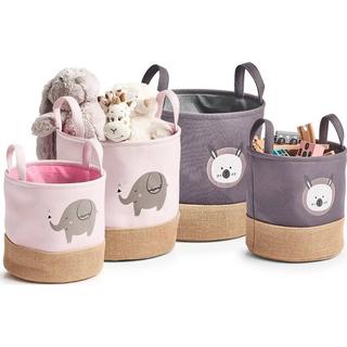 Zeller Present  Aufbewahrungskorb Elefant rosa �30x29cm 