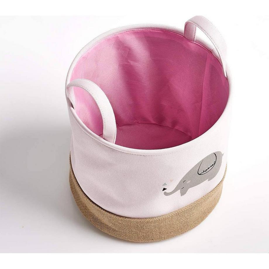 Zeller Present  Aufbewahrungskorb Elefant rosa �30x29cm 