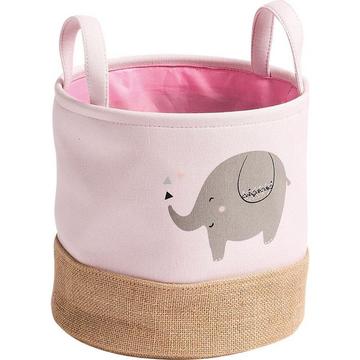 Aufbewahrungskorb Elefant rosa �30x29cm