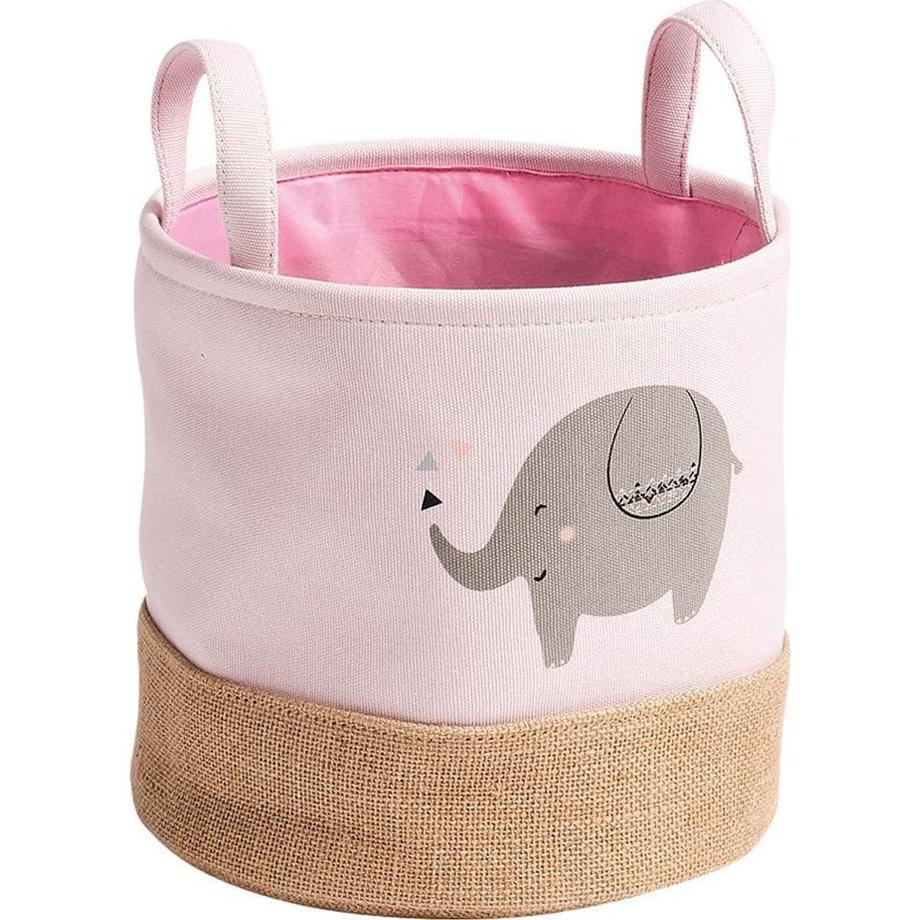 Zeller Present  Aufbewahrungskorb Elefant rosa �30x29cm 
