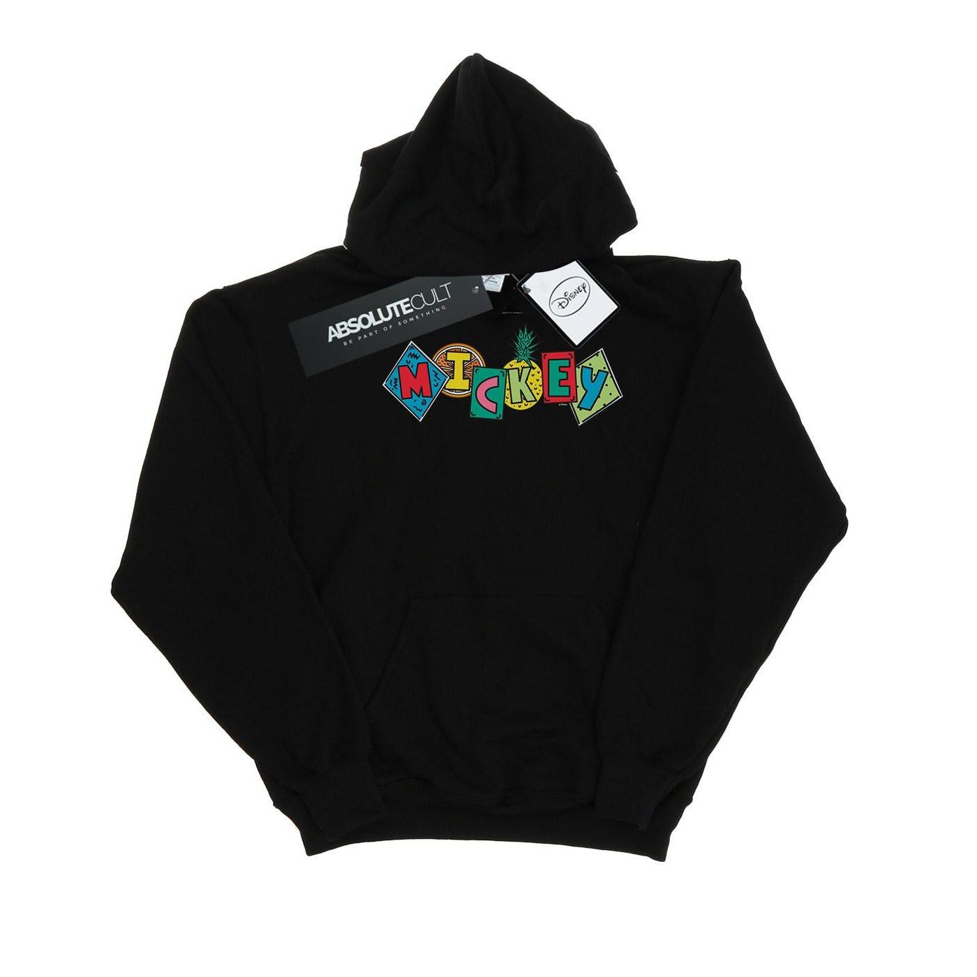 Image of Mickey Mouse Fruit Blocks Kapuzenpullover Jungen Schwarz 116
