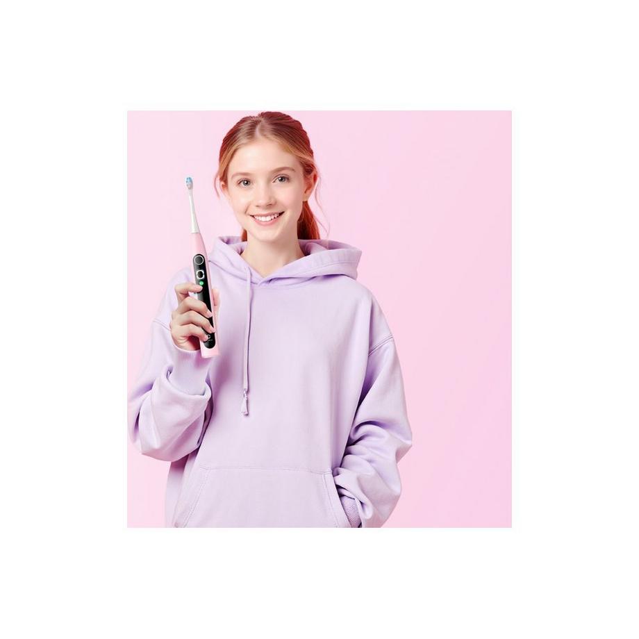 Oclean Set spazzolino elettrico OCLEAN X per bambini rosa  