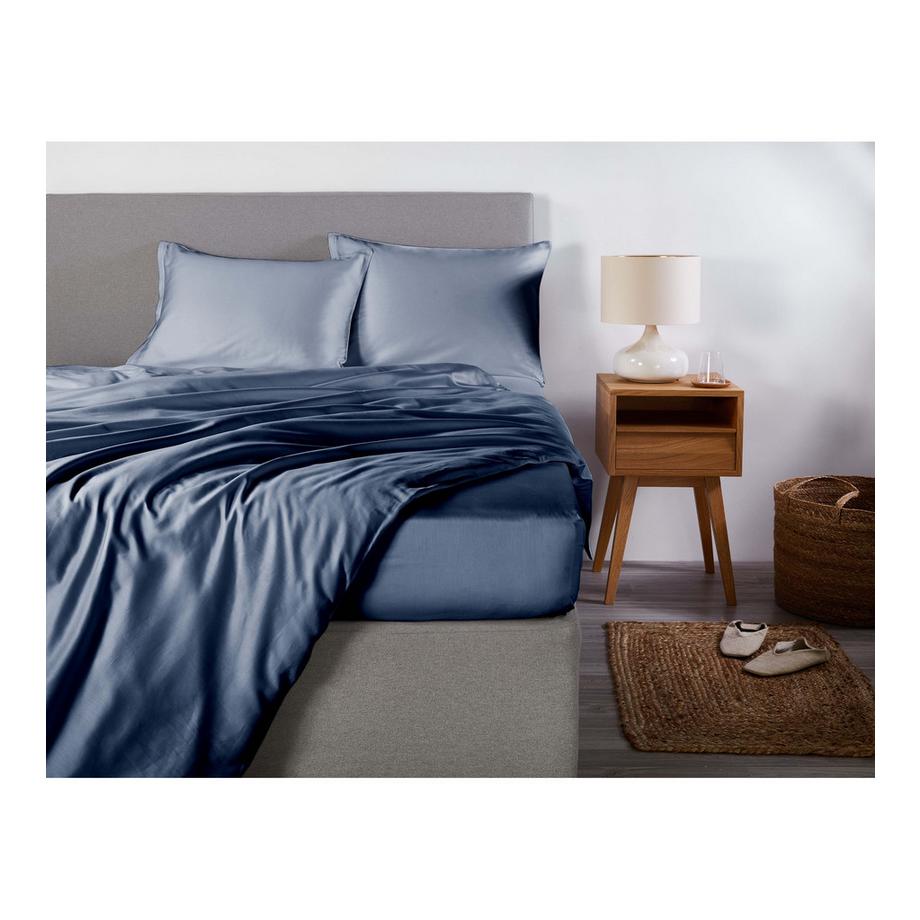 Living Home Uni Satin 100 Taie d'oreiller  