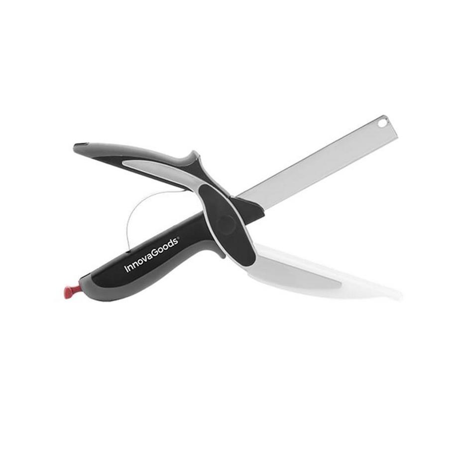 InnovaGoods  Couteau-ciseaux avec planche à découper 