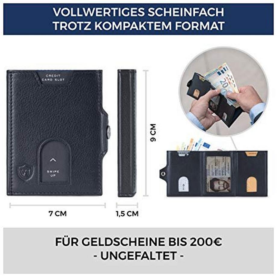 Only-bags.store Slim Wallet RFID Schutz  