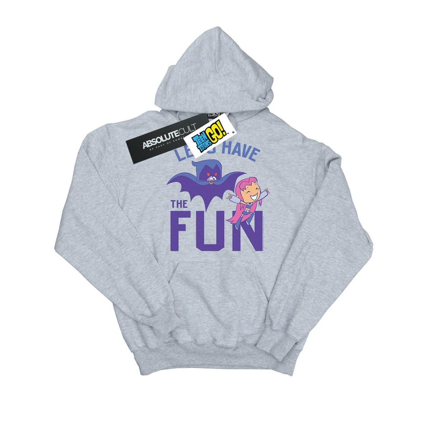 Image of Teen Titans Go Let's Have The Fun Kapuzenpullover Mädchen Grau 140/146